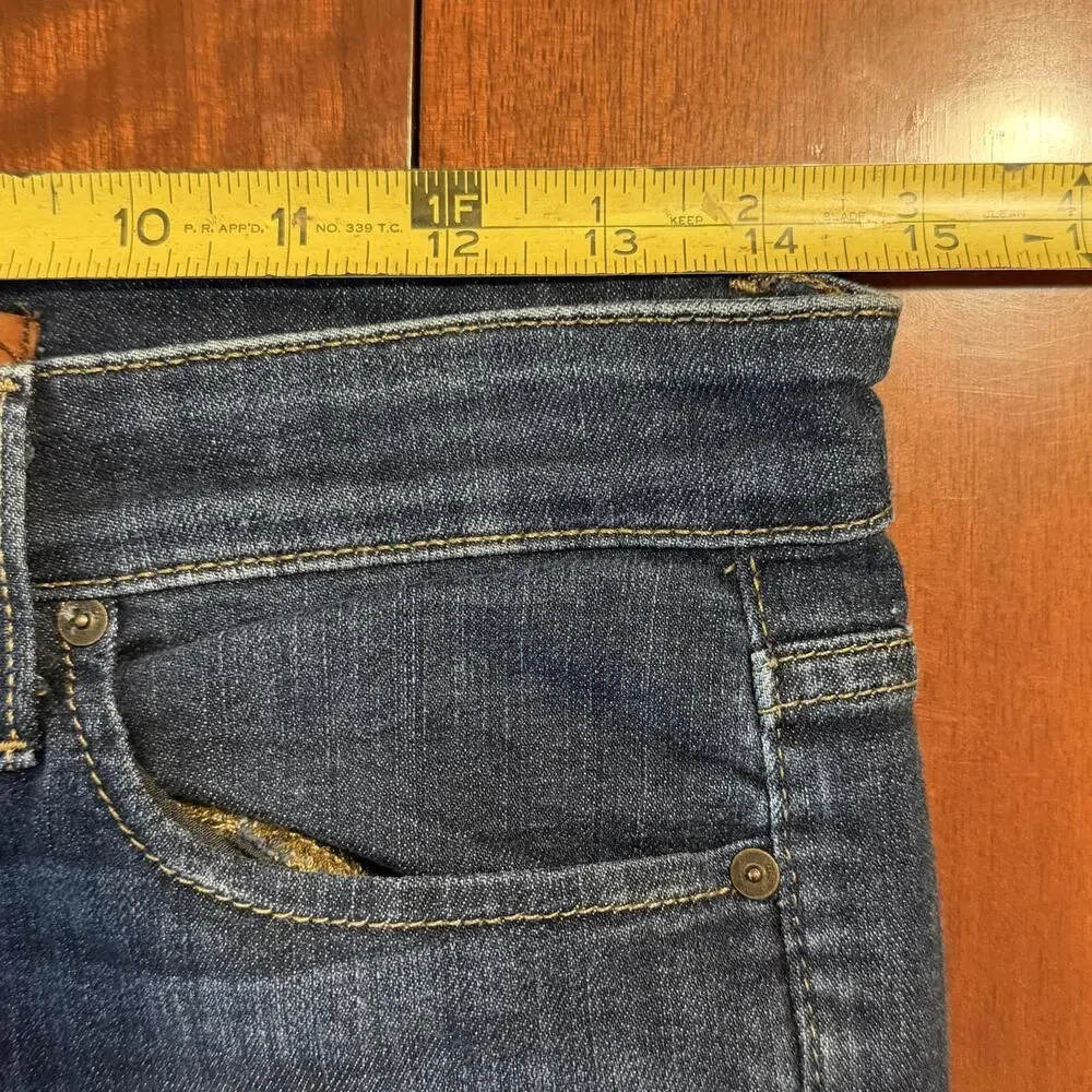 Joe's Jeans The Icon Ankle Mid Rise Skinny Jeans Chandra Blue Denim Size 27 - Picture 8 of 15